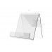Table Top Easel with 2-inch Pocket, Acrylic Construction, Single Sided - Clear 19455